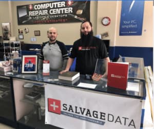 A sign that says Computer Repair Center.