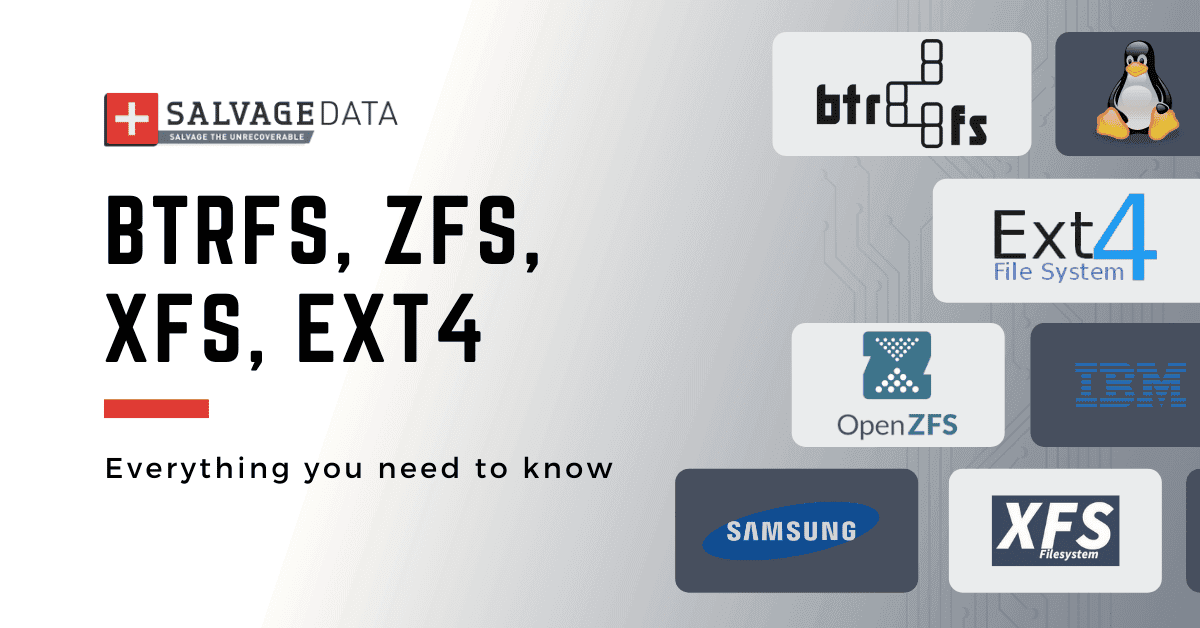 BTRFS, ZFS, XFS, EXT4: How Are They Different, And Which File System to Use to Create a Volume?