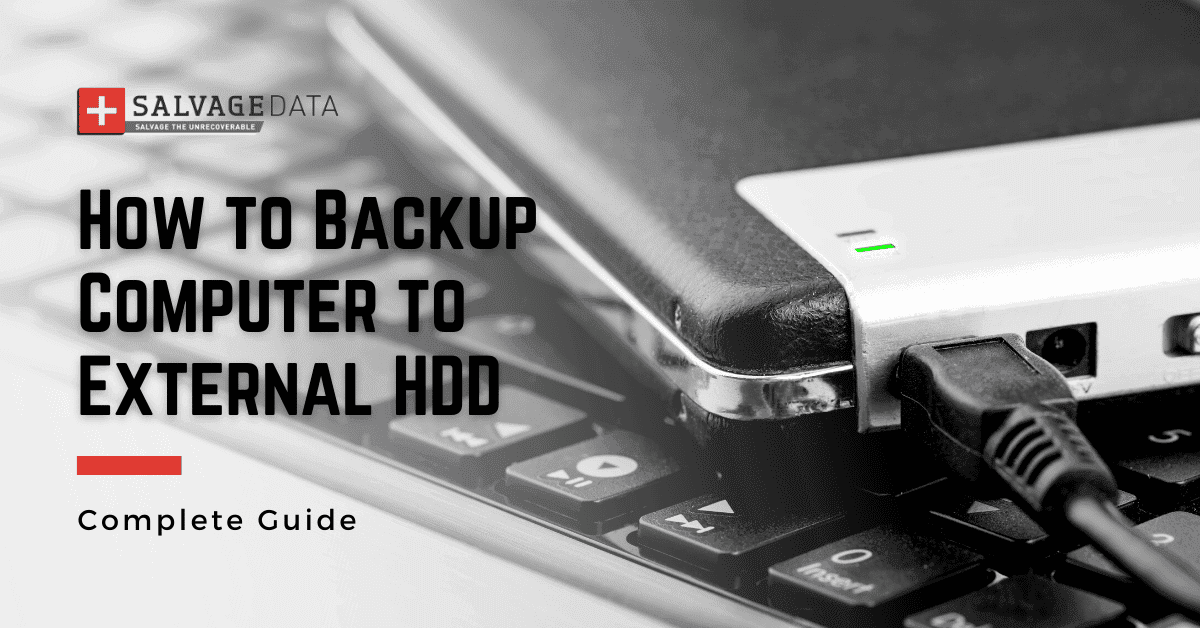 How to Backup Windows Computer to External Hard Drive