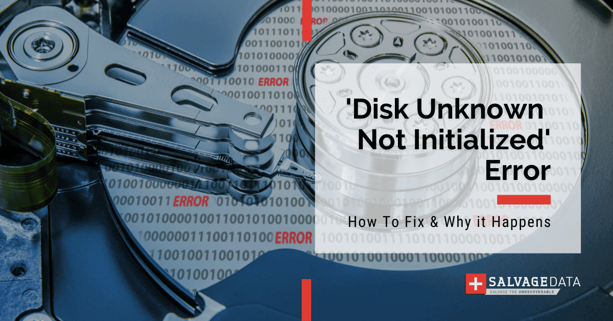 How to Fix “Disk Unknown Not Initialized” Error in Windows