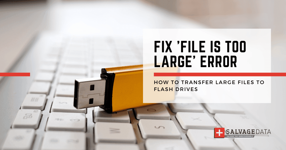 File Is Too Large For The Destination File System: How To Fix On Windows