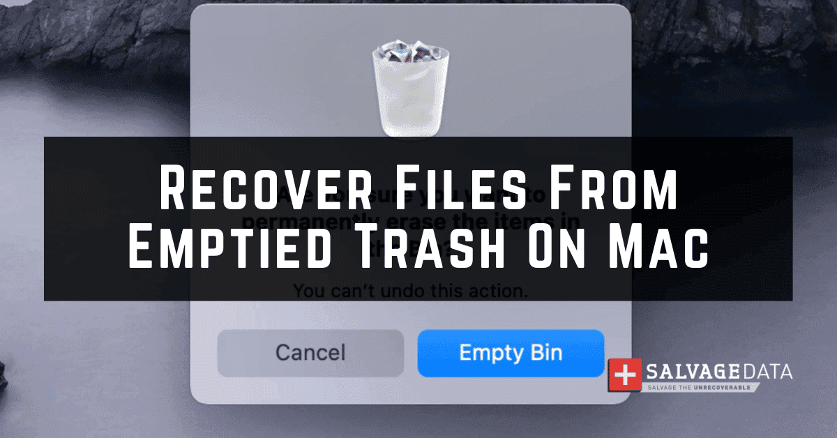 How to Recover Files From Emptied Trash On Mac