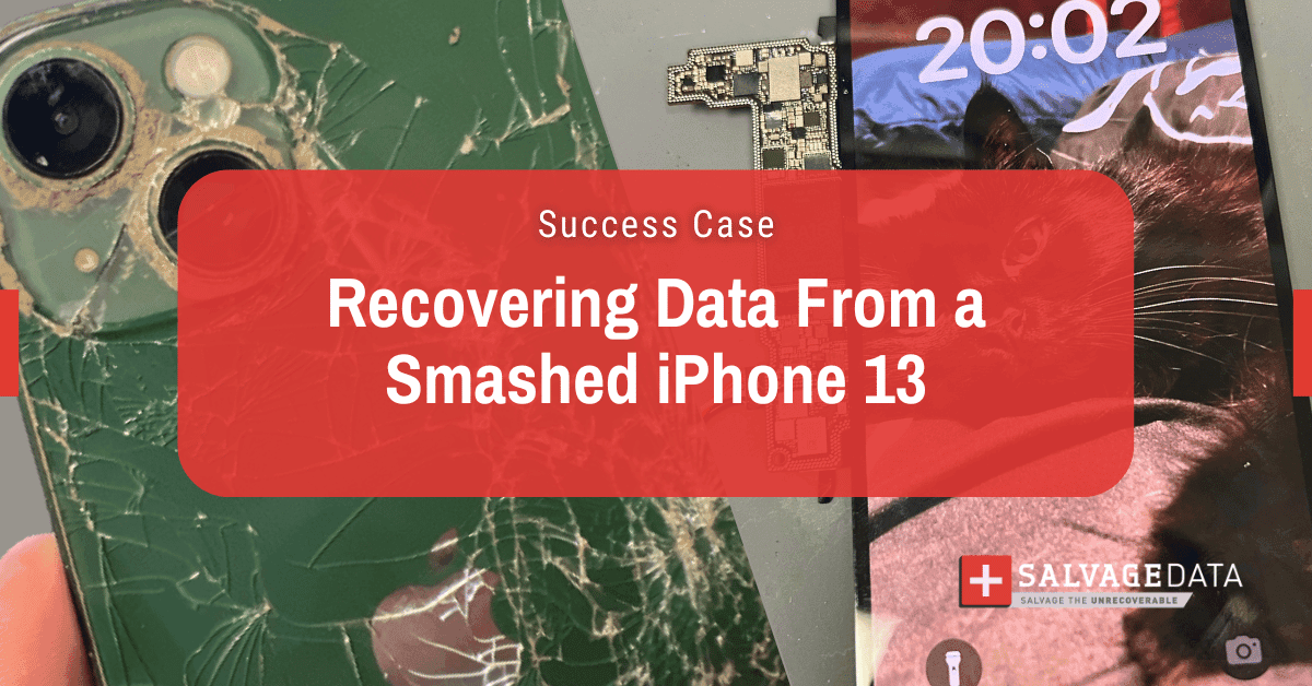 Success Case: Smashed iPhone 13 Data Recovery