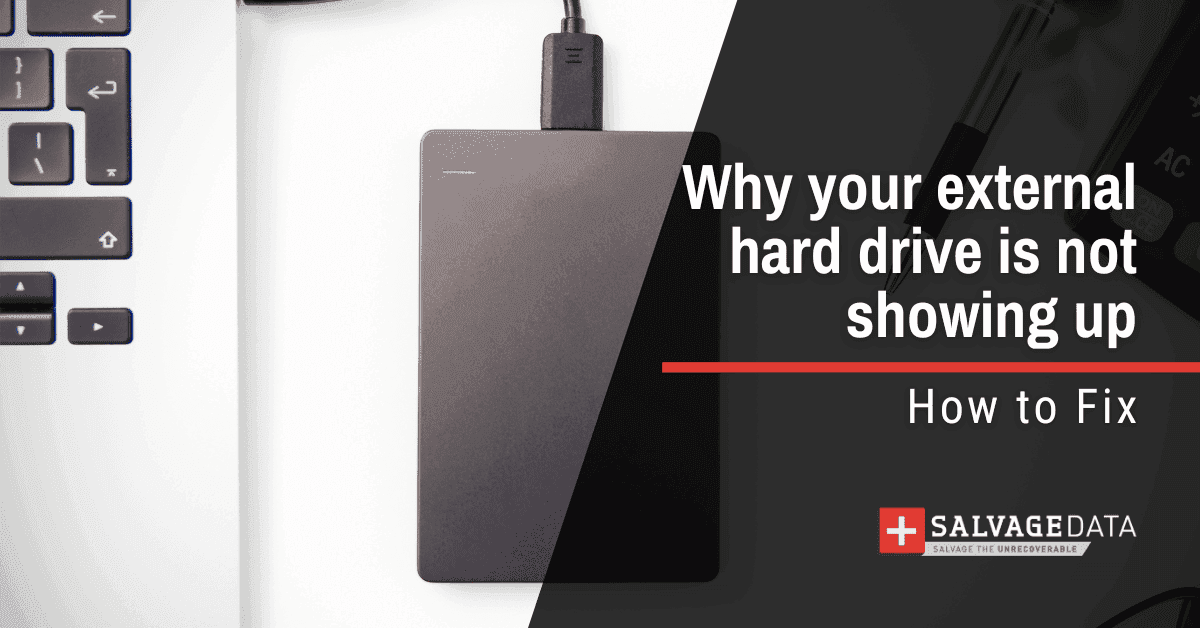 External Hard Drive Not Showing Up on Mac