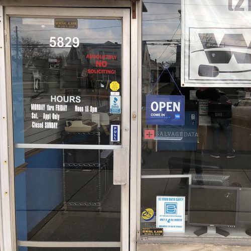 Exterior of the SalvageData location at 5829 Turney Rd, Garfield Heights, OH 44125