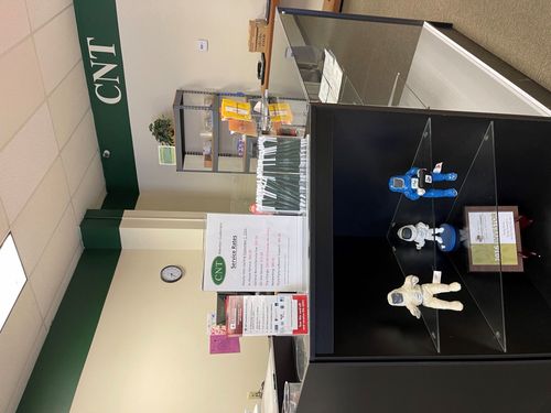 SalvageData data recovery drop-off box inside the location at 706 W Ervin Rd, Suite C, Van Wert, OH 45891