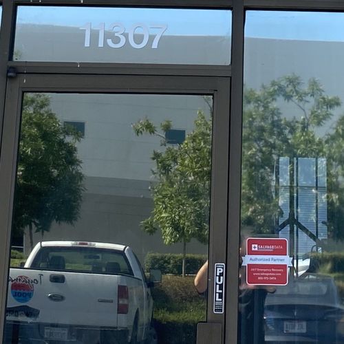 Exterior of the SalvageData location at 11311 Slater Ave, Fountain Valley, CA 92708