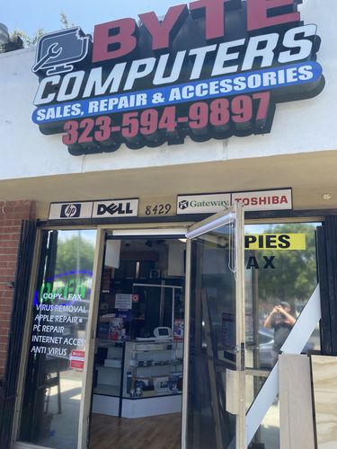 Exterior of the SalvageData location at 8429 California Ave, South Gate, CA 90280