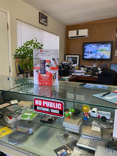 SalvageData data recovery drop-off box inside the location at 4630 Santa Anita Ave, El Monte, CA 91731