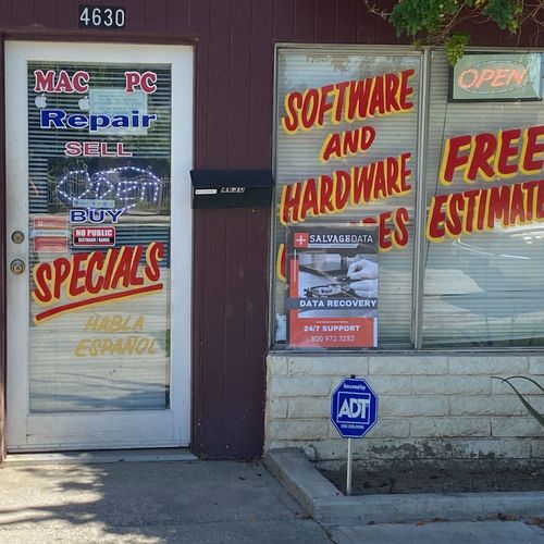 Exterior of the SalvageData location at 4630 Santa Anita Ave, El Monte, CA 91731