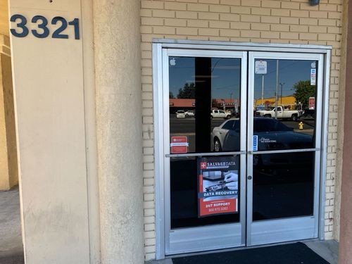 Exterior of the SalvageData location at 3321 McHenry Ave, Modesto, CA 95350