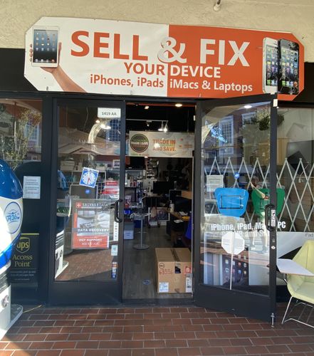Exterior of the SalvageData location at 1419 Burlingame Ave, Burlingame, CA 94010