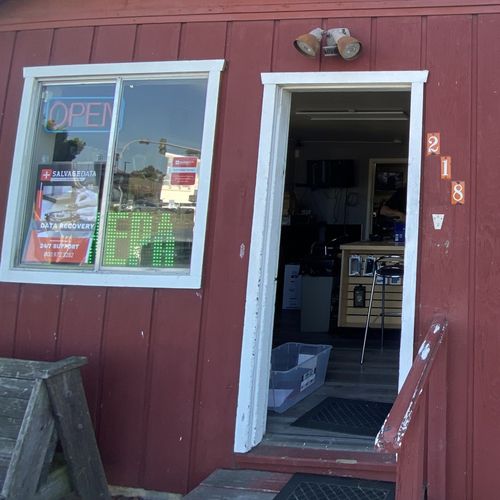 Exterior of the SalvageData location at 218 Reservation Rd, Marina, CA 93933