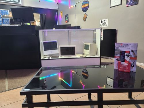 SalvageData data recovery drop-off box inside the location at 4378 Atlantic Ave, Long Beach, CA 90807