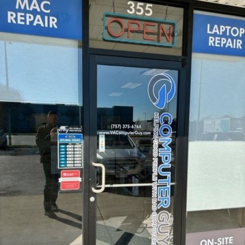 Exterior of the SalvageData location at 355 Independence Blvd, Virginia Beach, VA 23462