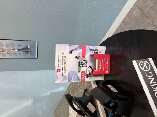 SalvageData data recovery drop-off box inside the location at 6753 N Cedar Ave, Fresno, CA 93710