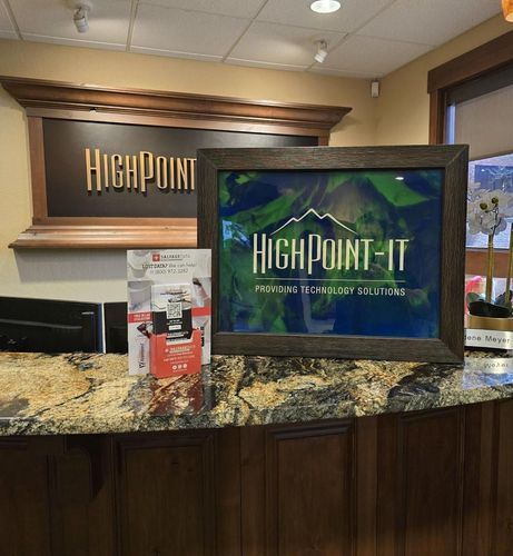 SalvageData data recovery drop-off box inside the location at 693 W Canfield Ave, Coeur d'Alene, ID 83815