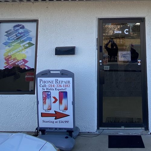 Exterior of the SalvageData location at 740 Military Pkwy, Mesquite, TX 75149