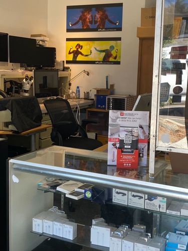 SalvageData data recovery drop-off box inside the location at 681 2nd St #102, Encinitas, CA 92024