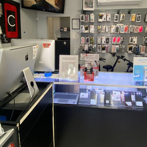 SalvageData data recovery drop-off box inside the location at 10420 Dale Ave, Stanton, CA 90680
