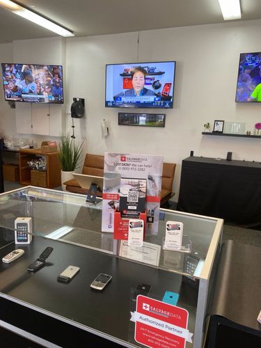 SalvageData data recovery drop-off box inside the location at 21618 Golden Triangle Rd, Santa Clarita, CA 91350