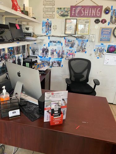 SalvageData data recovery drop-off box inside the location at 17737 Chatsworth St, Granada Hills, CA 91344