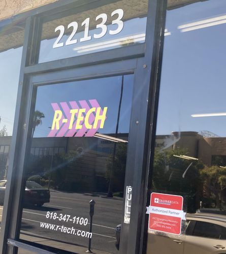 Exterior of the SalvageData location at 22133 Sherman Way, Canoga Park, CA 91303