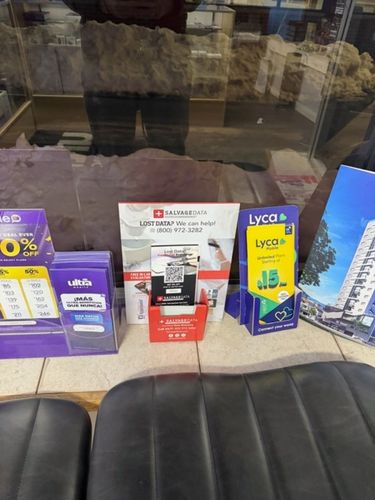 SalvageData data recovery drop-off box inside the location at 33 Norwood St, Everett, MA 02149