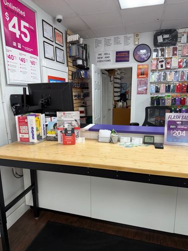 SalvageData data recovery drop-off box inside the location at 215-35 Jamaica Ave, Queens Village, NY 11428