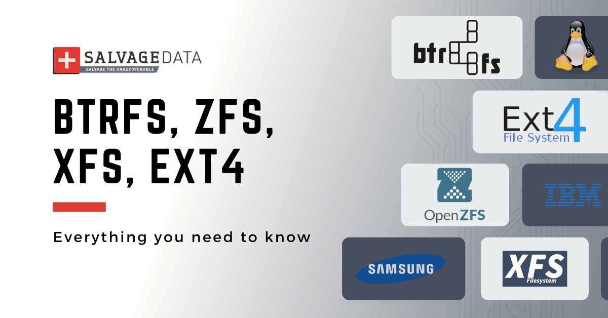 BTRFS, ZFS, XFS, EXT4, File System, Data Storage, Linux, Unix