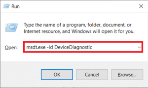 Run hardware and devices troubleshooter to fix parameter is incorrect