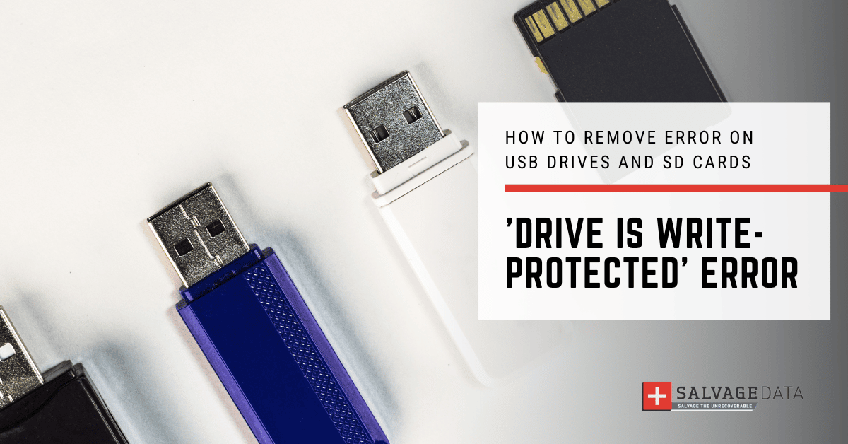 How to fix Disk Is Write-Protected Error for USB Drives & SD Cards