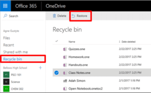 recover deleted photos on Android using OneDrive